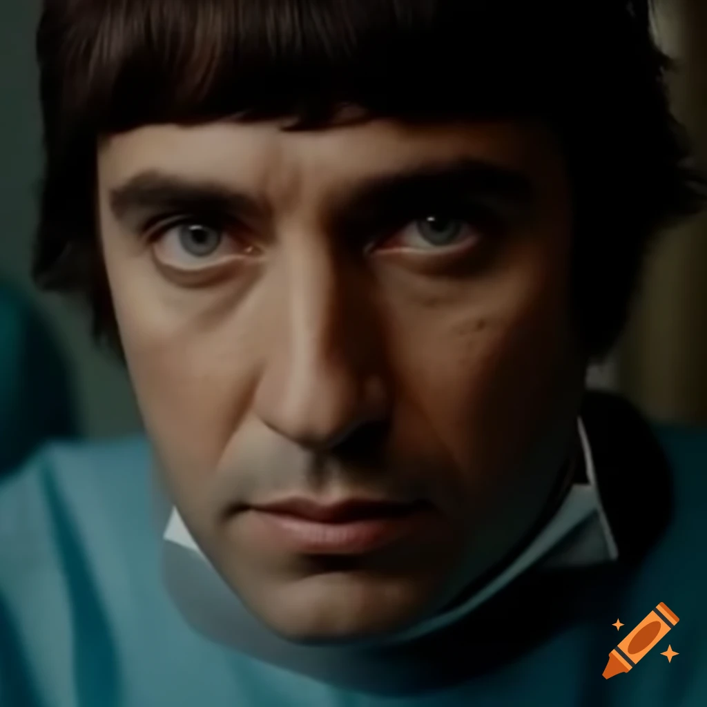 Surgeon exhibiting intense concentration with focused expression
