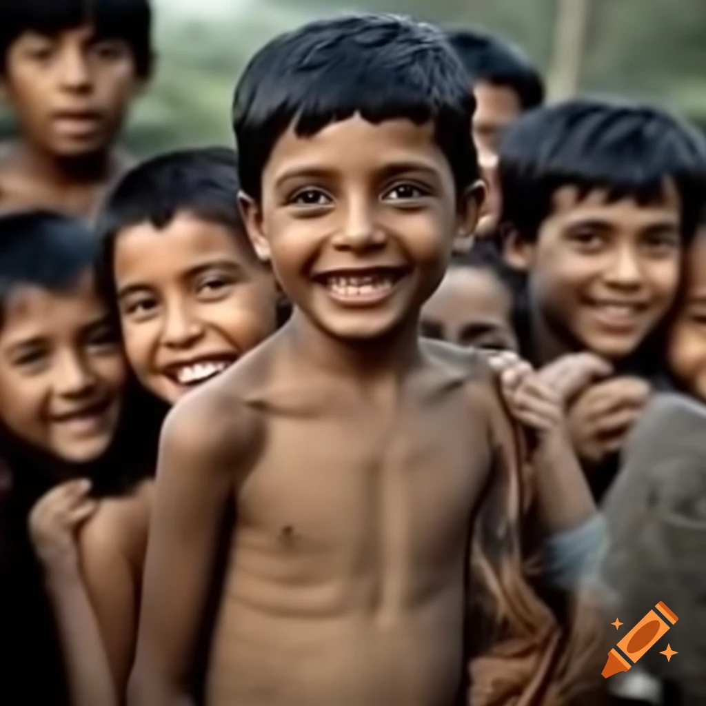 Joyful children playing together