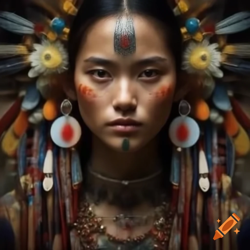 Futuristic Depiction Of A Multicultural Figure With Luminous Skin Futuristic depiction of a multicultural figure with luminous skin