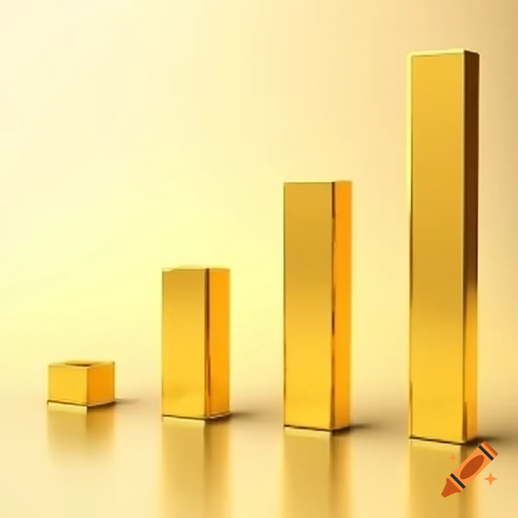 Gold price chart showing upward trend