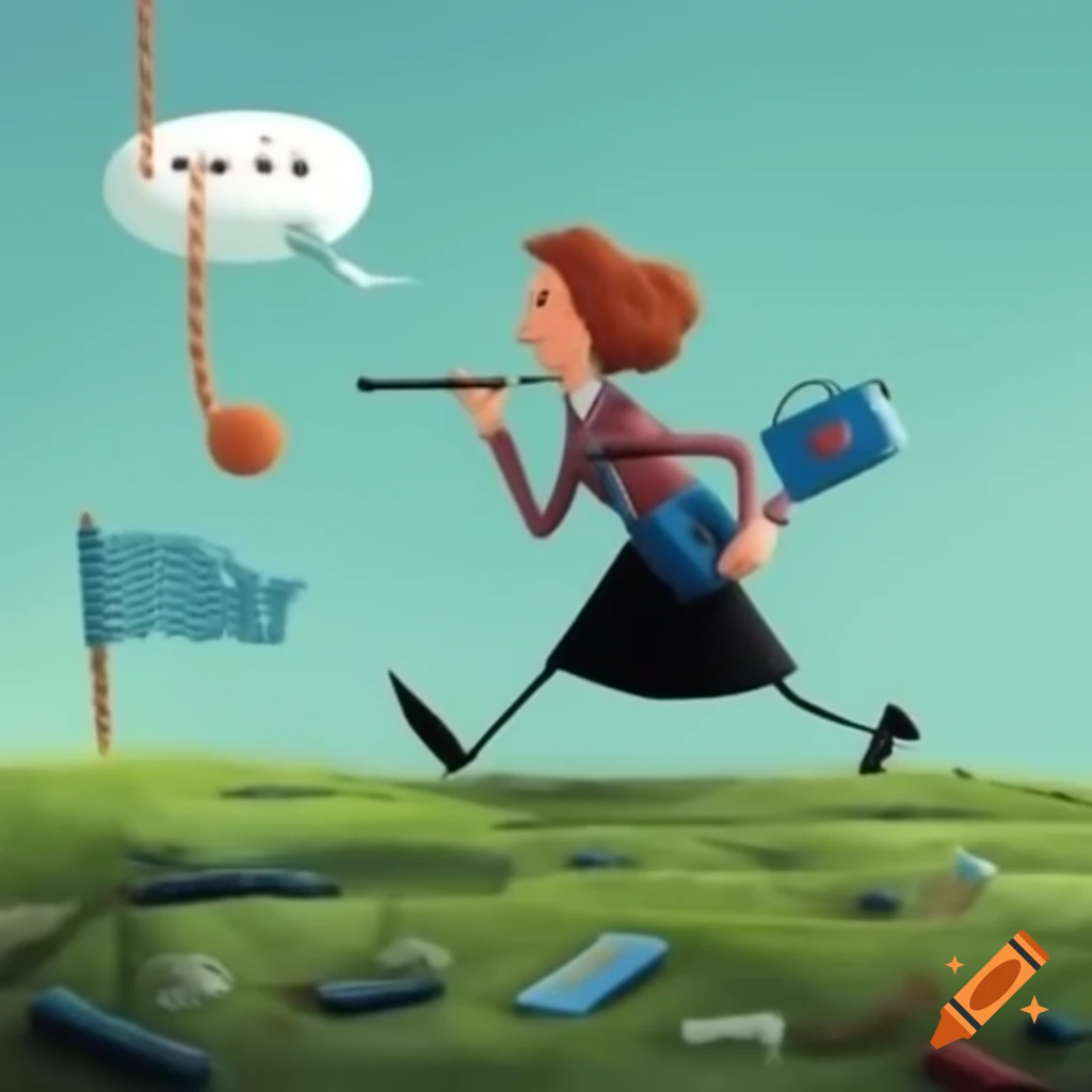Professional woman enjoying hobbies like knitting, hill walking, and playing oboe