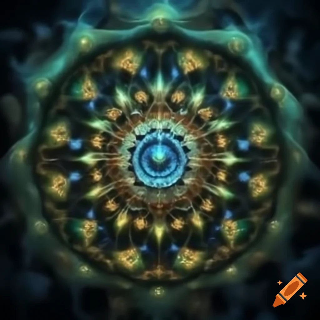 Abstract representation of artificial intelligence on Craiyon