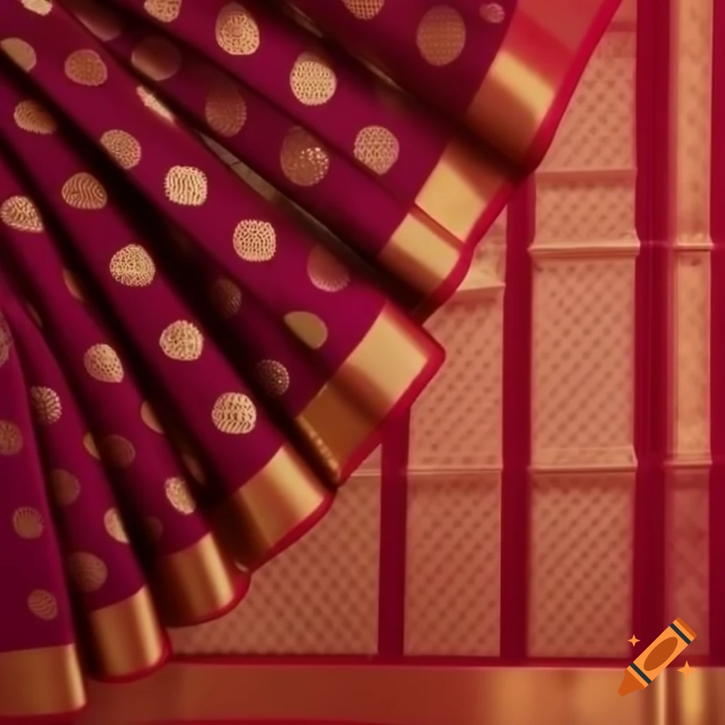Banarasi katan silk sarees showcasing intricate designs