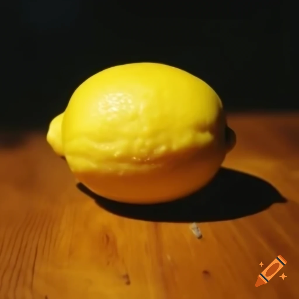 Fresh lemon on a white background