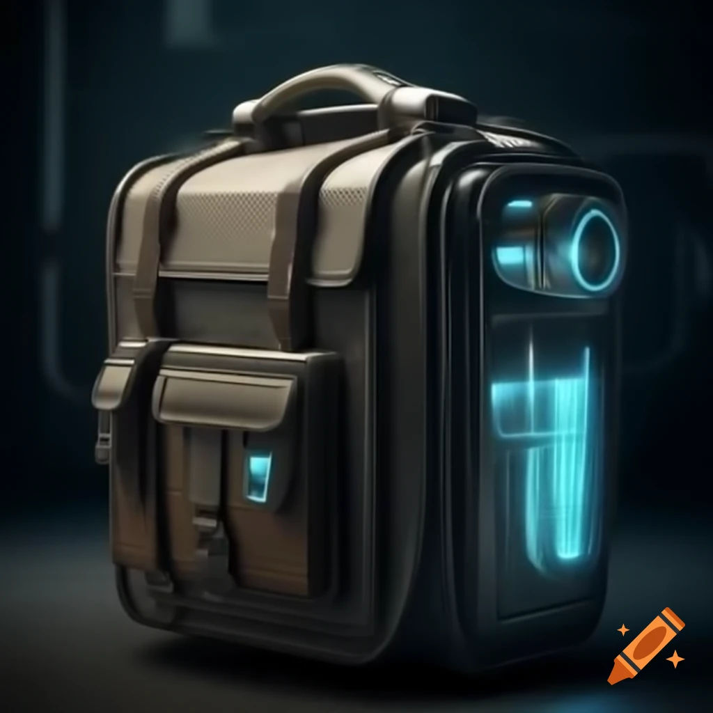 Futuristic design of a medical bag