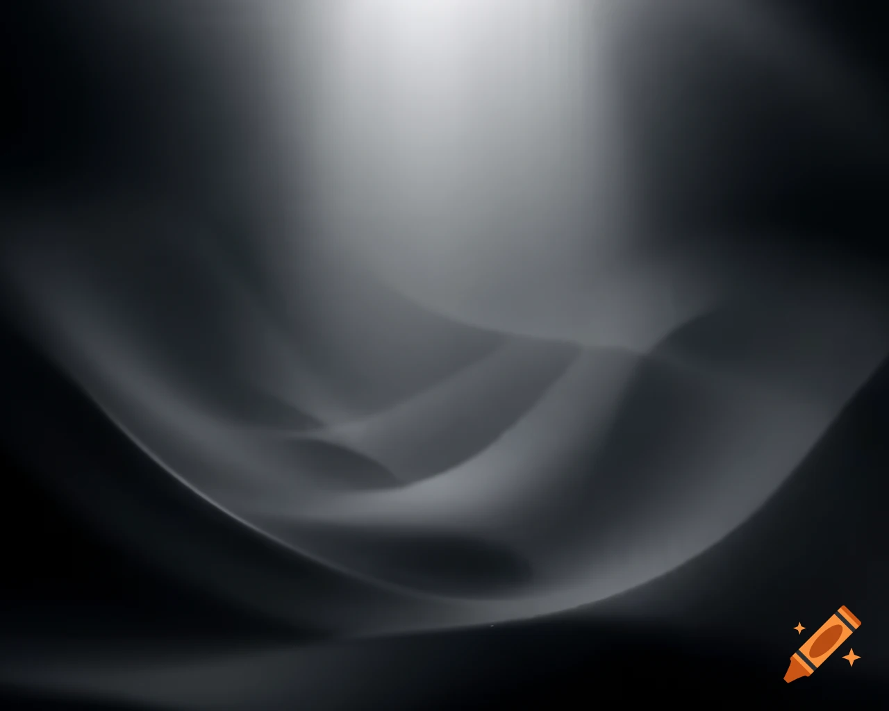 Abstract monochrome gray waves of light and shadows