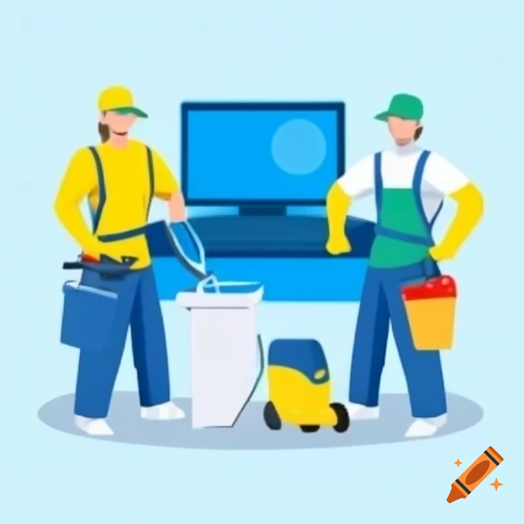 Cleaning professionals using advanced equipment to revitalize spaces