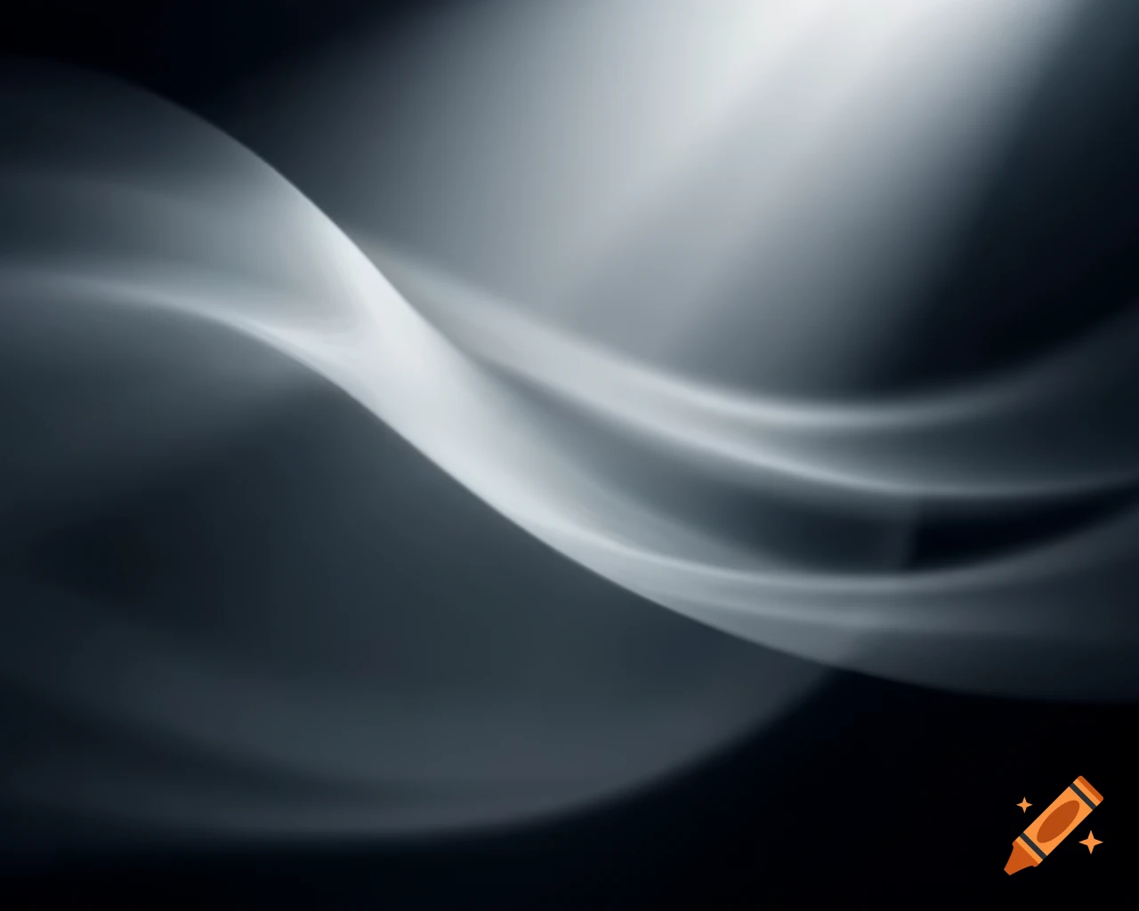 Abstract monochromic gray waves of light and shadow