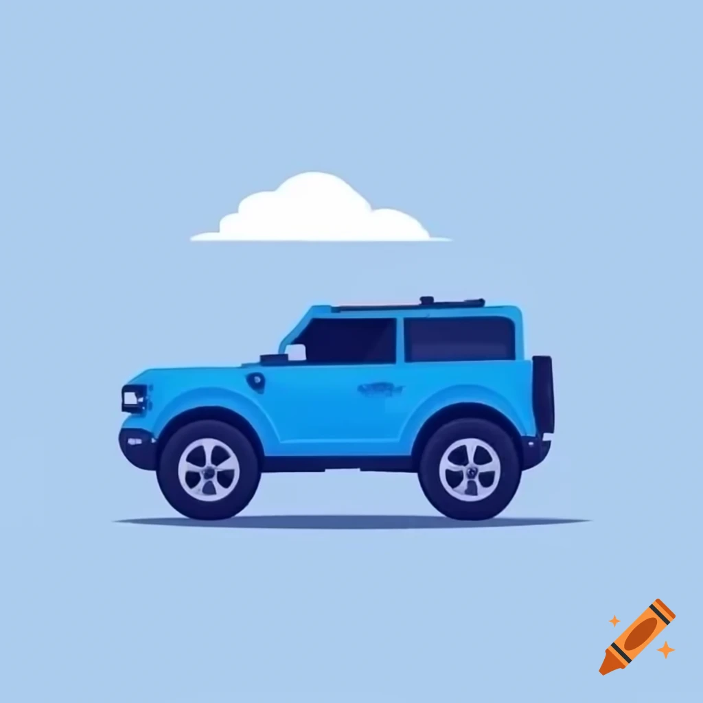 Blue Bronco Sport vehicle design