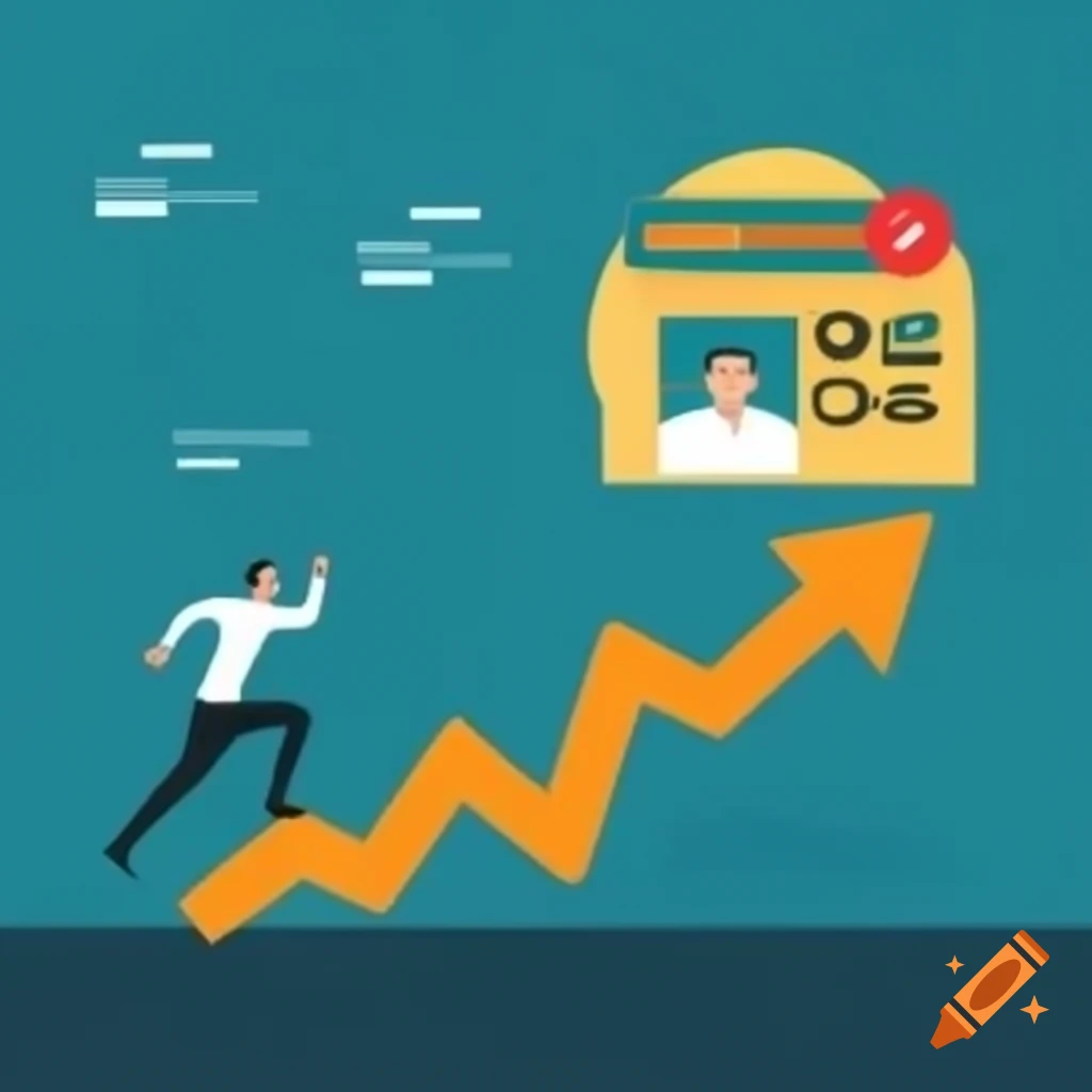 Man conveying a message of growth and activity