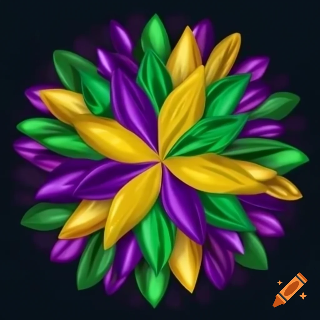 Mardi Gras symbol of flor de lis design