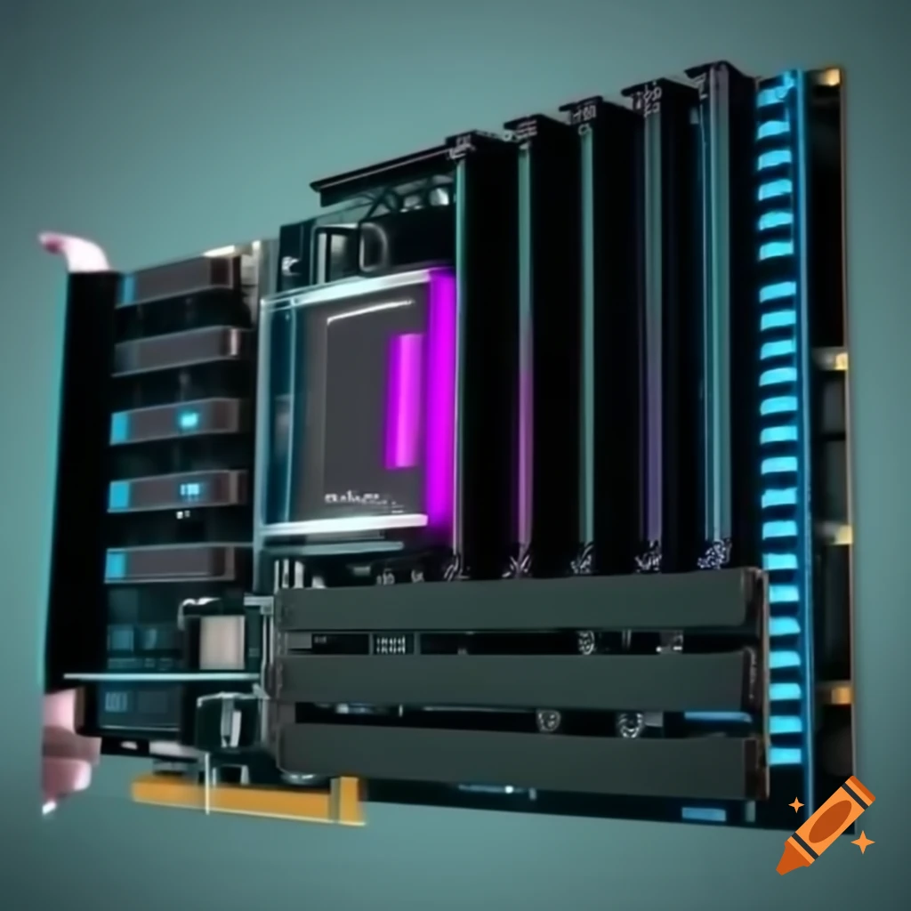 PCIE slots representing future technology advancements