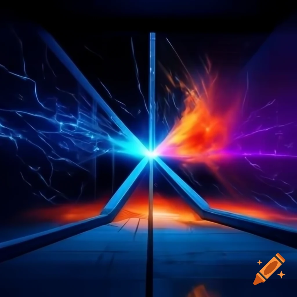 Dynamic representation of a breakthrough mentality with shattering barriers