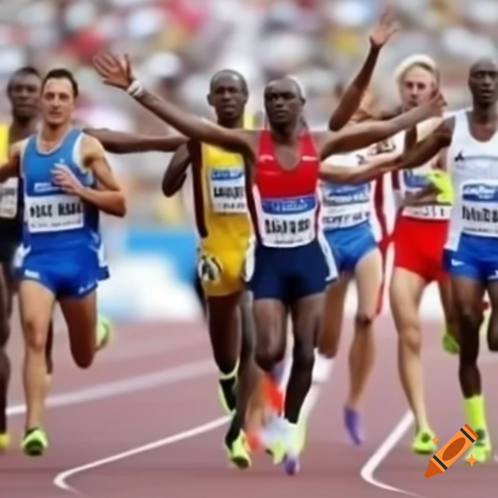 Competitive race featuring multiple arms
