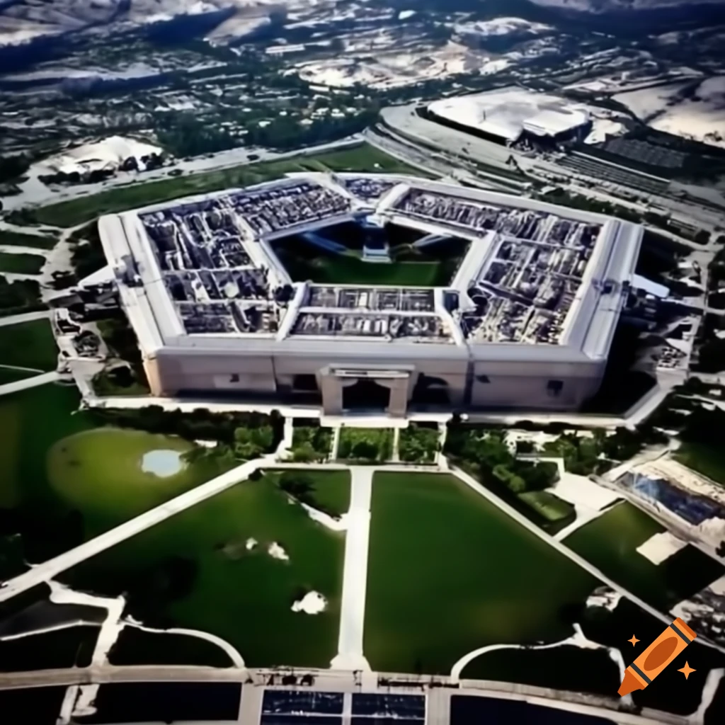 Pentagon building in the United States