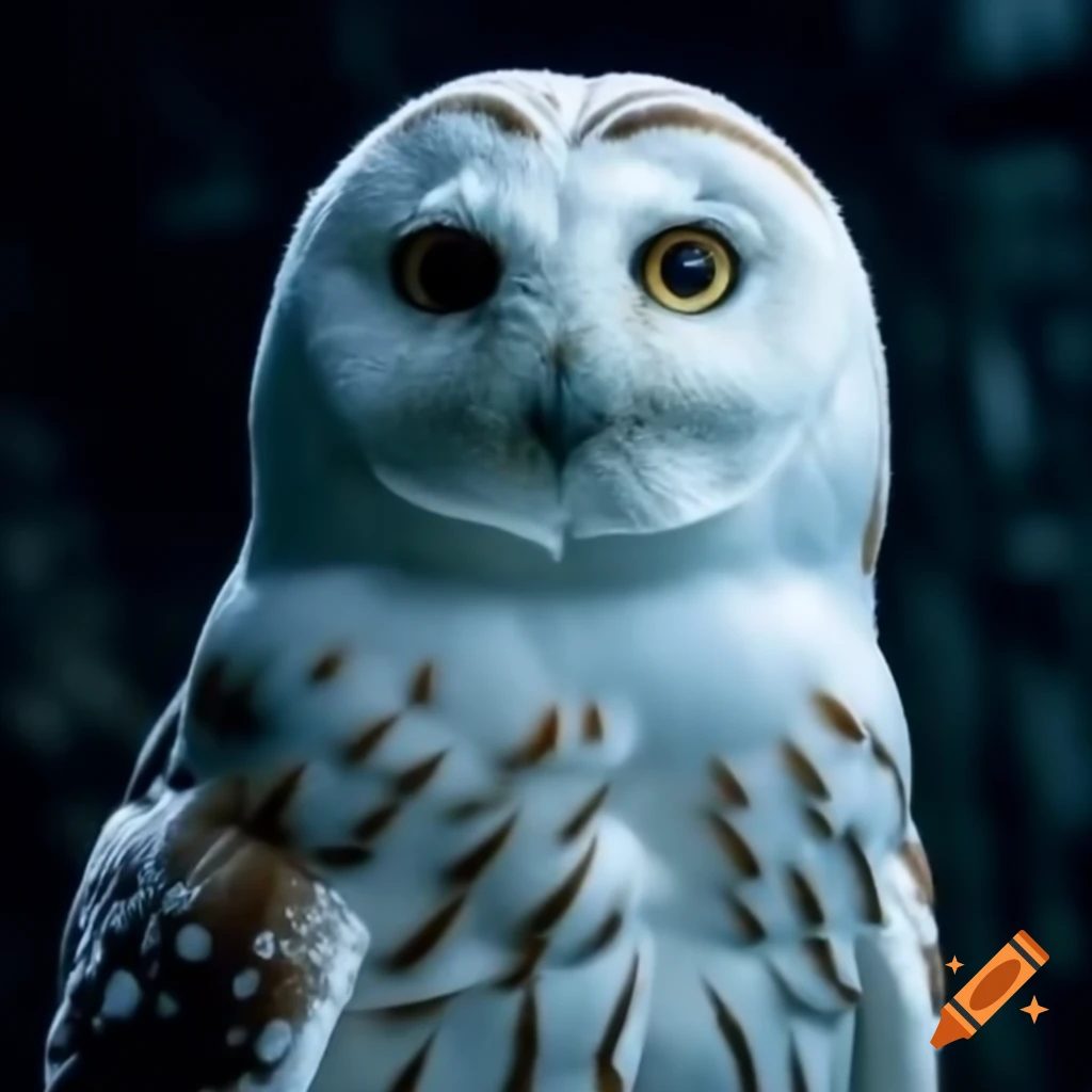 Hedwig the snowy owl from Harry Potter