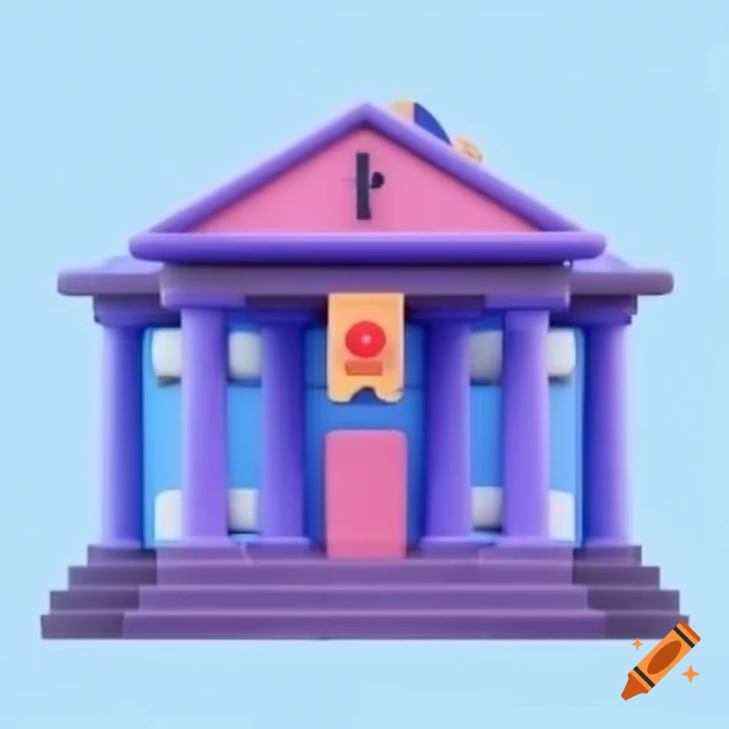 Modern bank building architecture