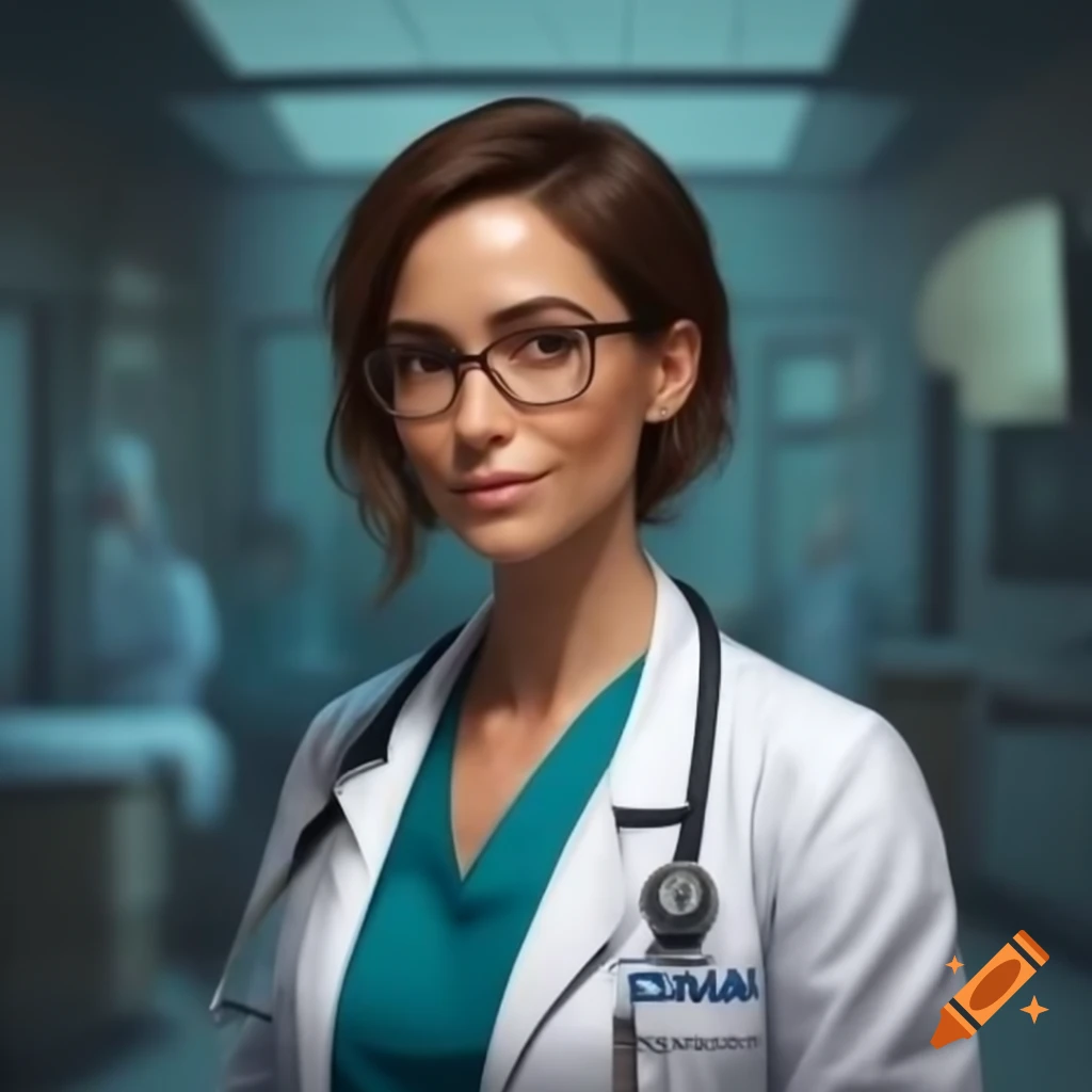 Doctor in medical attire