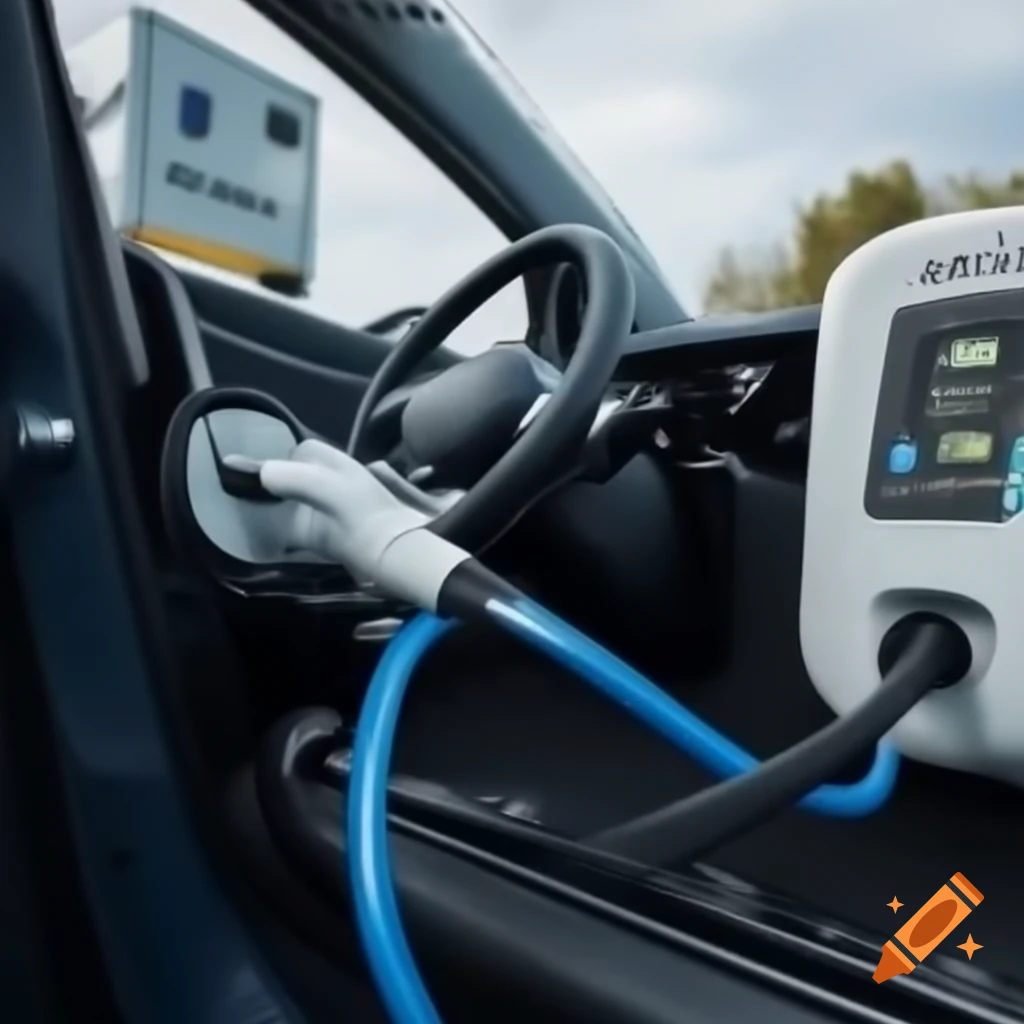 Electric car charging from a diesel generator