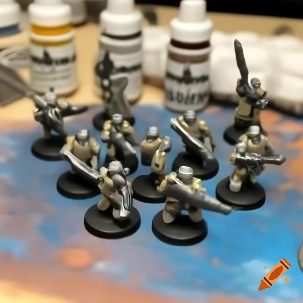 Painting tabletop role-playing miniatures