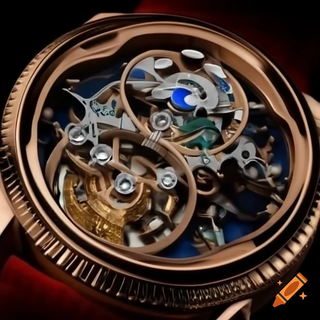 Intricate jeweled timepieces by horologist Hubert Billingsworth