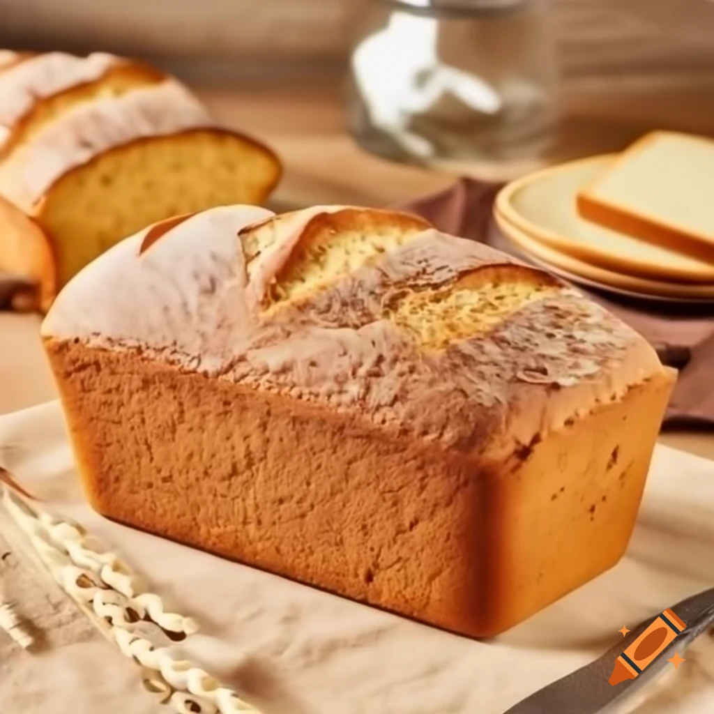Whole wheat bread loaf weighing 1 kilogram