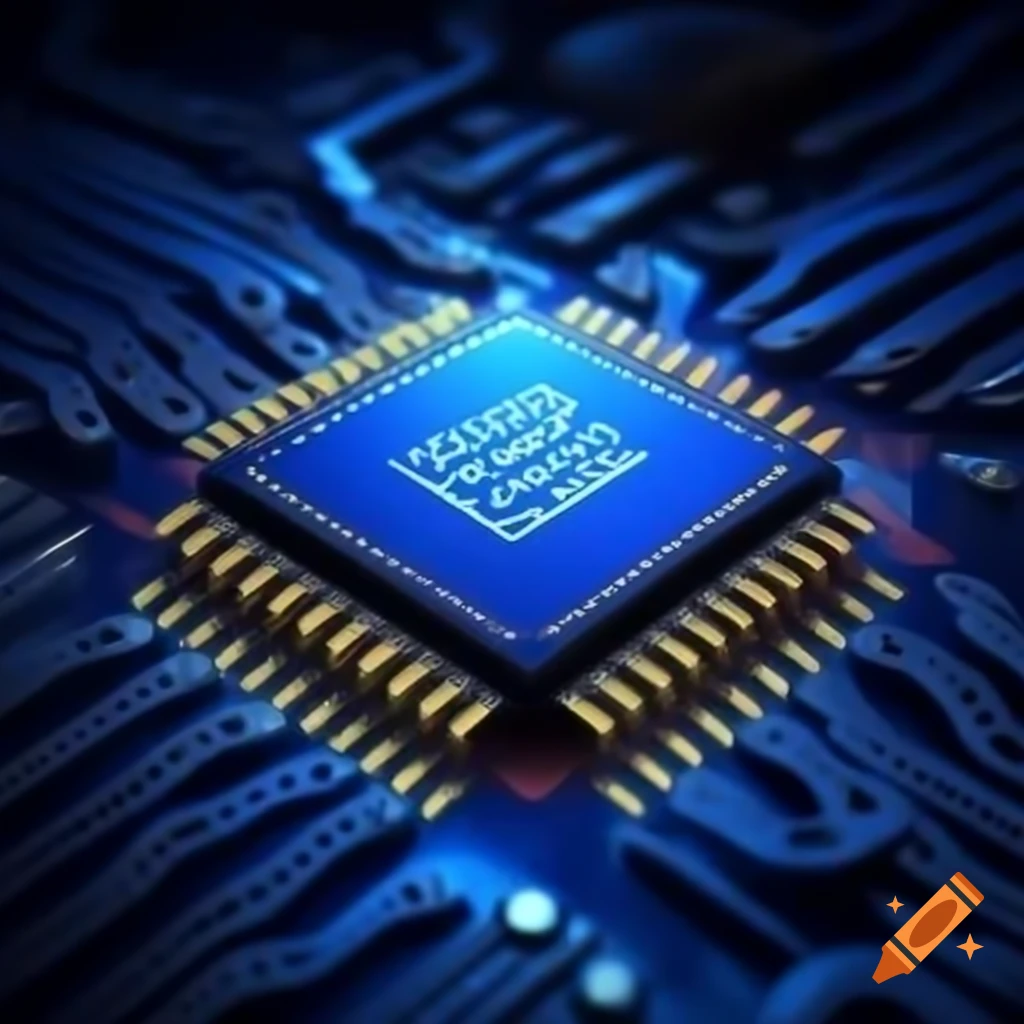 Quantum processor chip etched with "Quantumalek" showcasing advanced technology