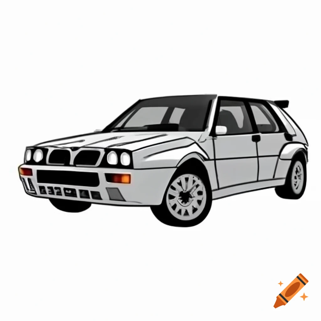 Lancia Delta Integrale sports car