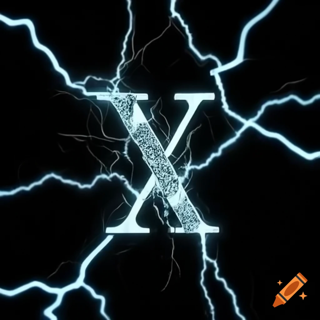 The word 'Xvire' illuminated by energy on a dark background with electricity