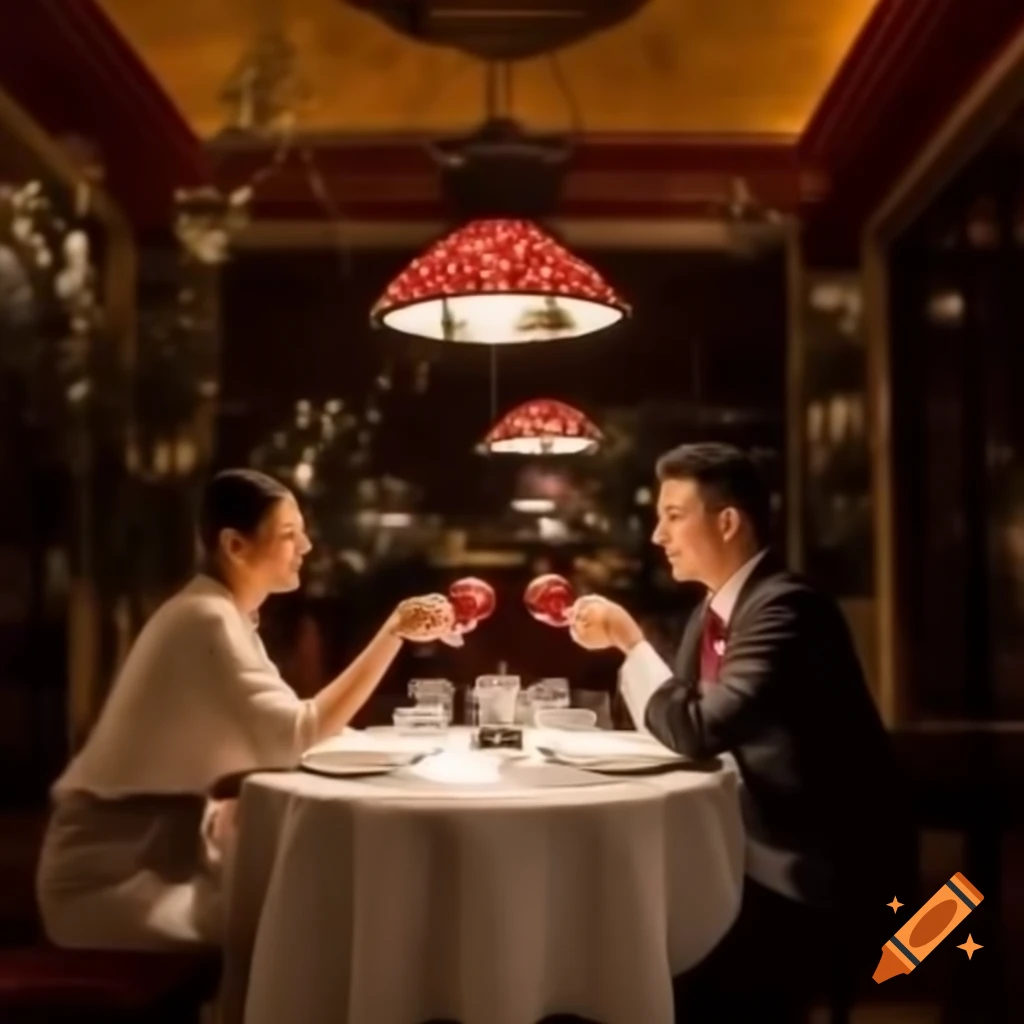 Romantic dinner setup for two at Gorilla restaurant