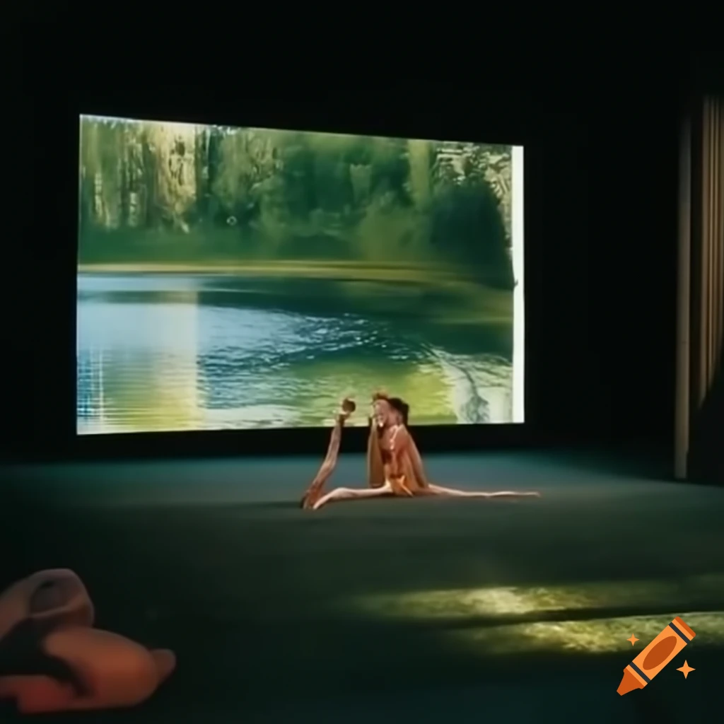 Concept of Lacan's mirror stage, reflecting self-identity and perception