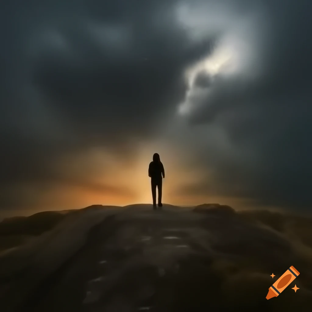 Motivational quote about loneliness at the top and bottom