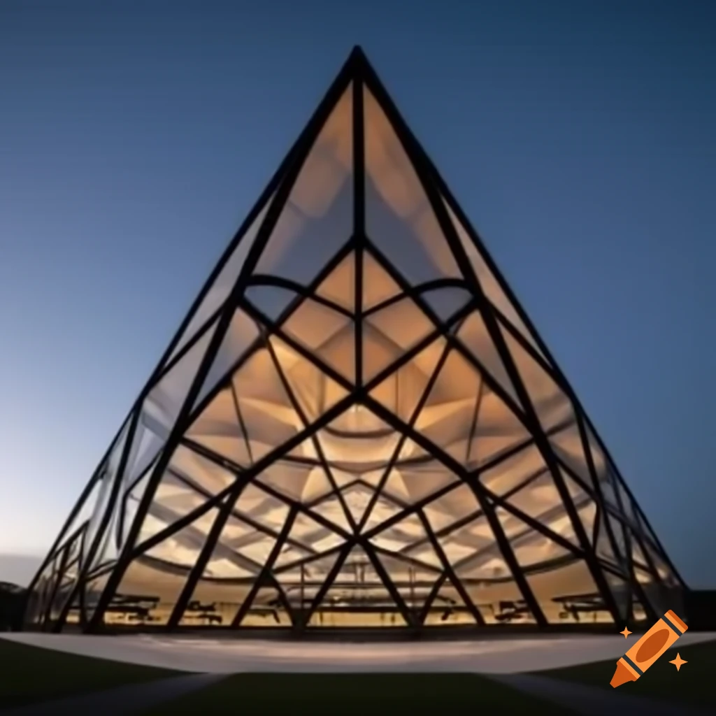Geometric shape of a tetrahedron
