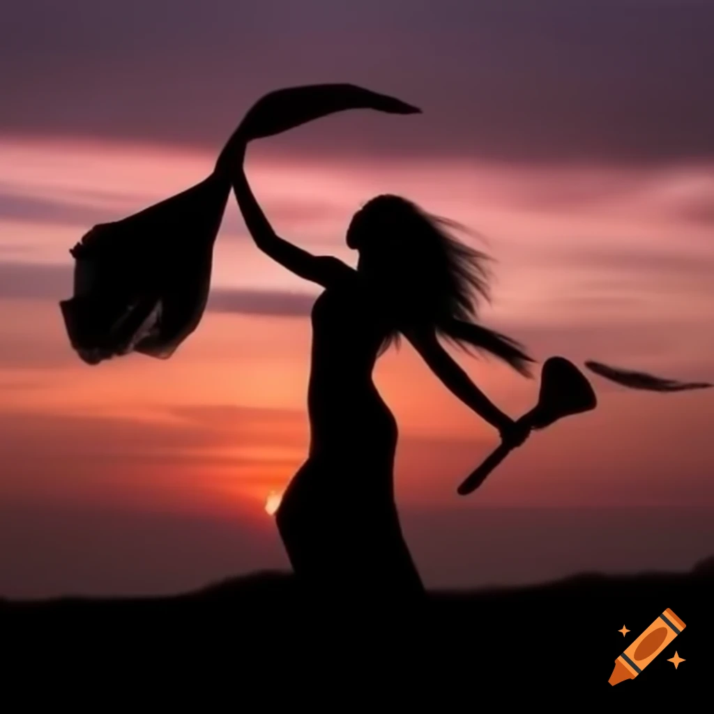 Colorful paper silhouette of a woman representing diversity and strength