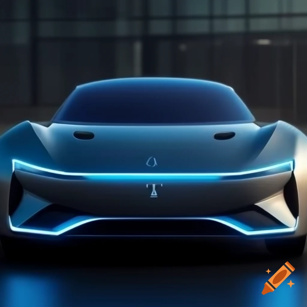 Futuristic car design showcasing advanced technology