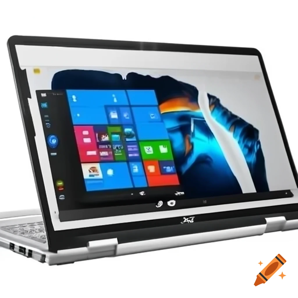 Artwork featuring HP EliteBook x360 1030 G3 laptop with specifications
