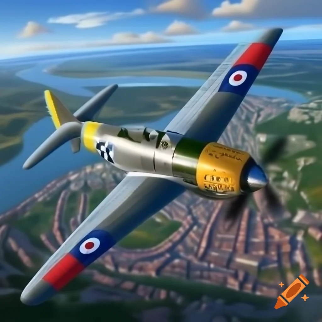 Warplanes MIRAGE 2000 flying over colorful city of Gap, France
