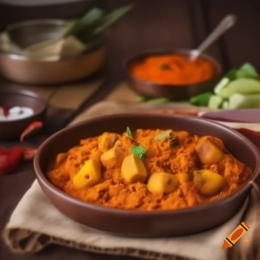Spicy squad masala dish