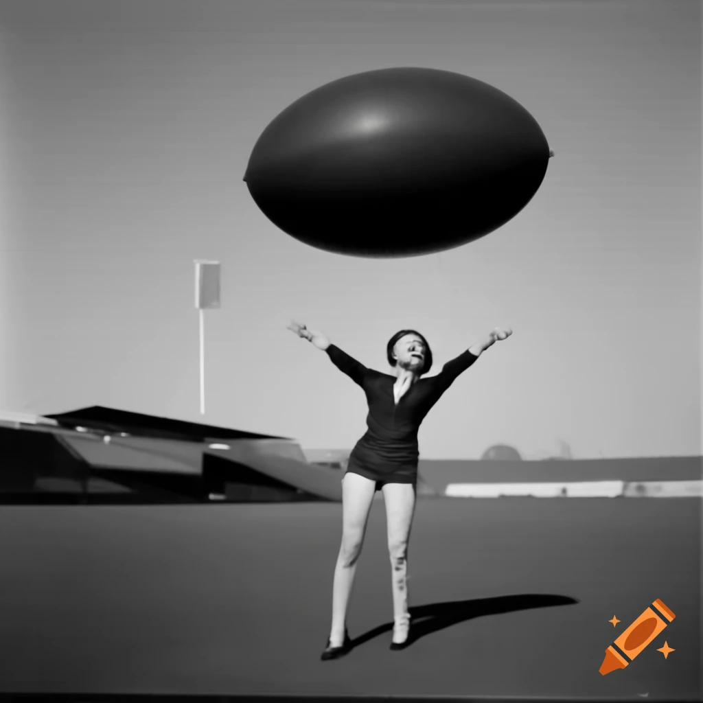 Happy woman shooting a rugby ball