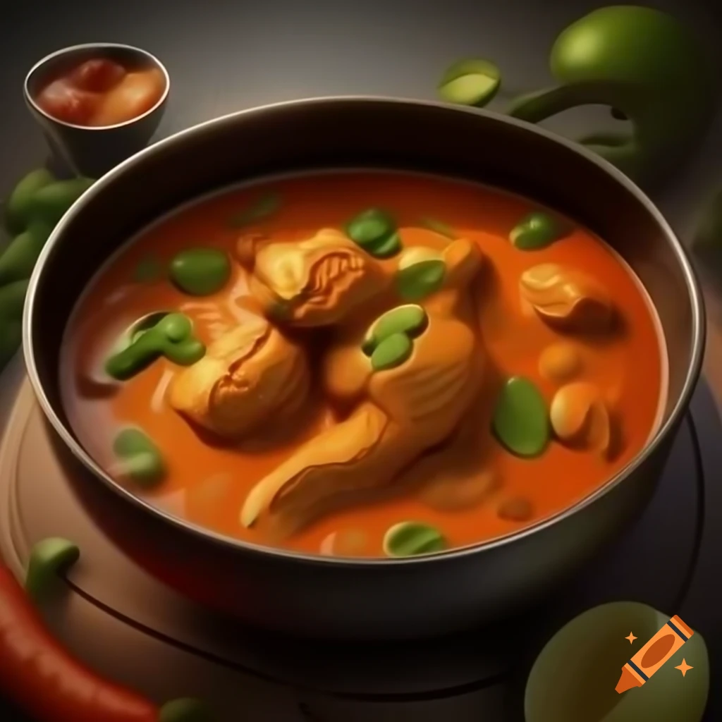 Delicious curry dish with vibrant colors and spices