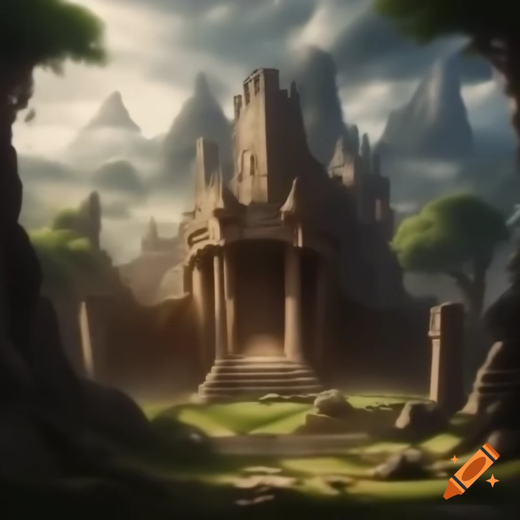 Ancient underground ruin with historical significance