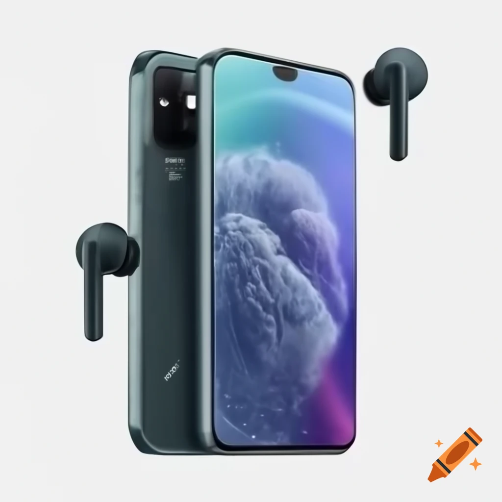 Smartphone with wireless earbuds