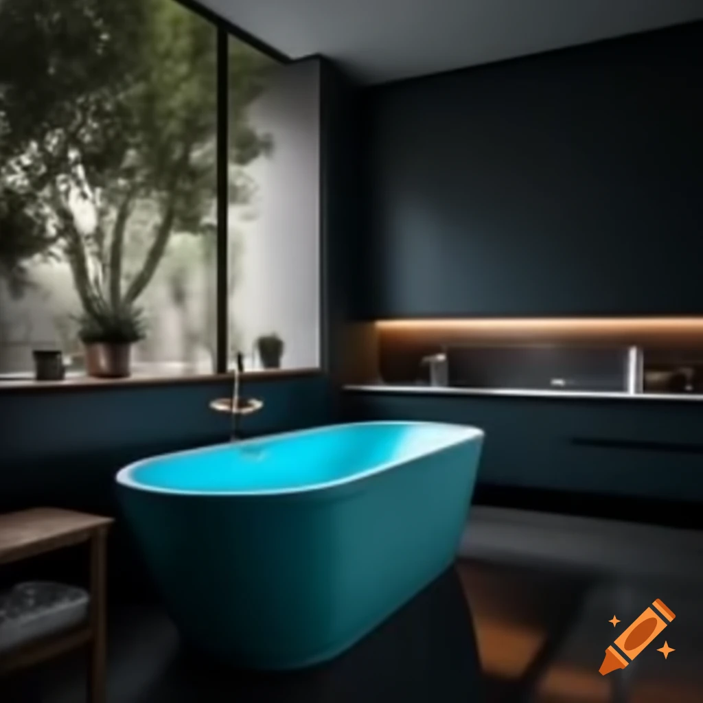 Modern colorful space with elegant tiles and vibrant grout in bathroom or kitchen