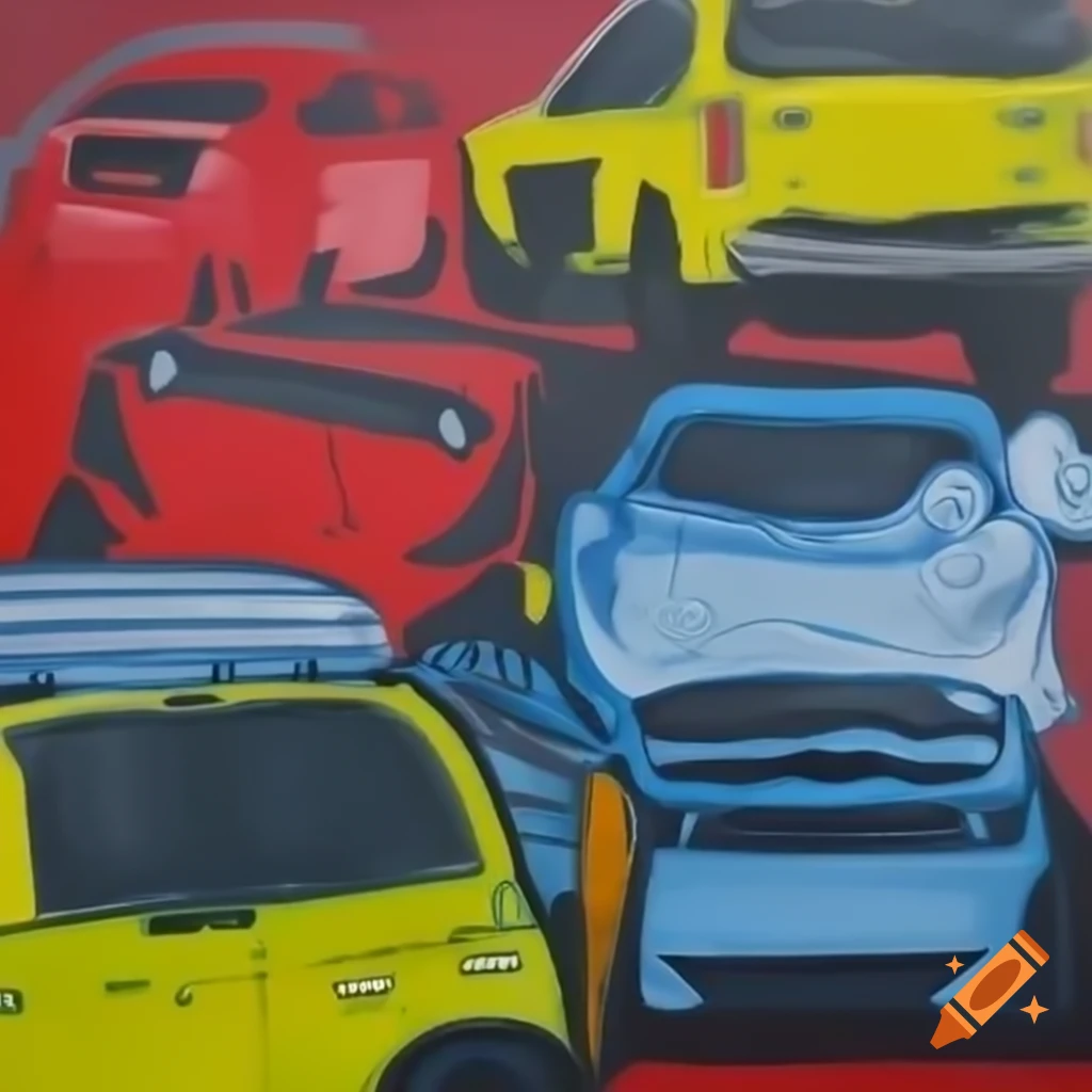 Car accident scene highlighting the destructive impact