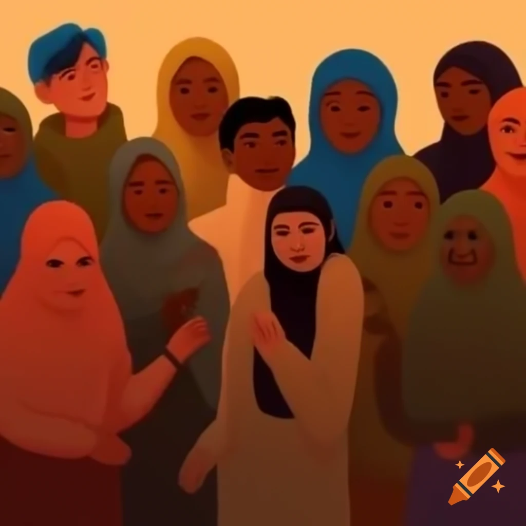 Diverse group of people symbolizing unity in the fight against poverty in a peaceful setting