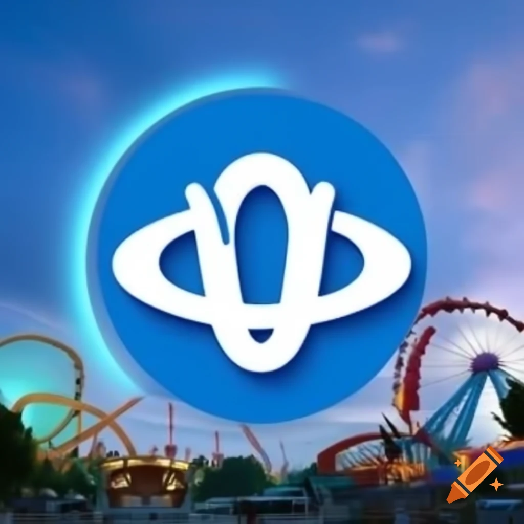 Logo design for Thrillscape Resort, a space themed amusement park