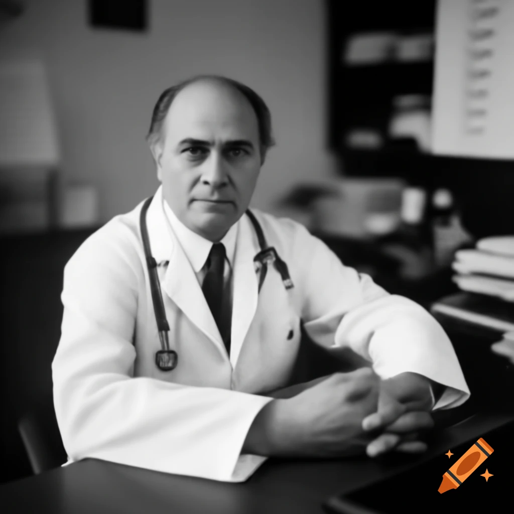 Doctor performing medical duties in a clinical setting