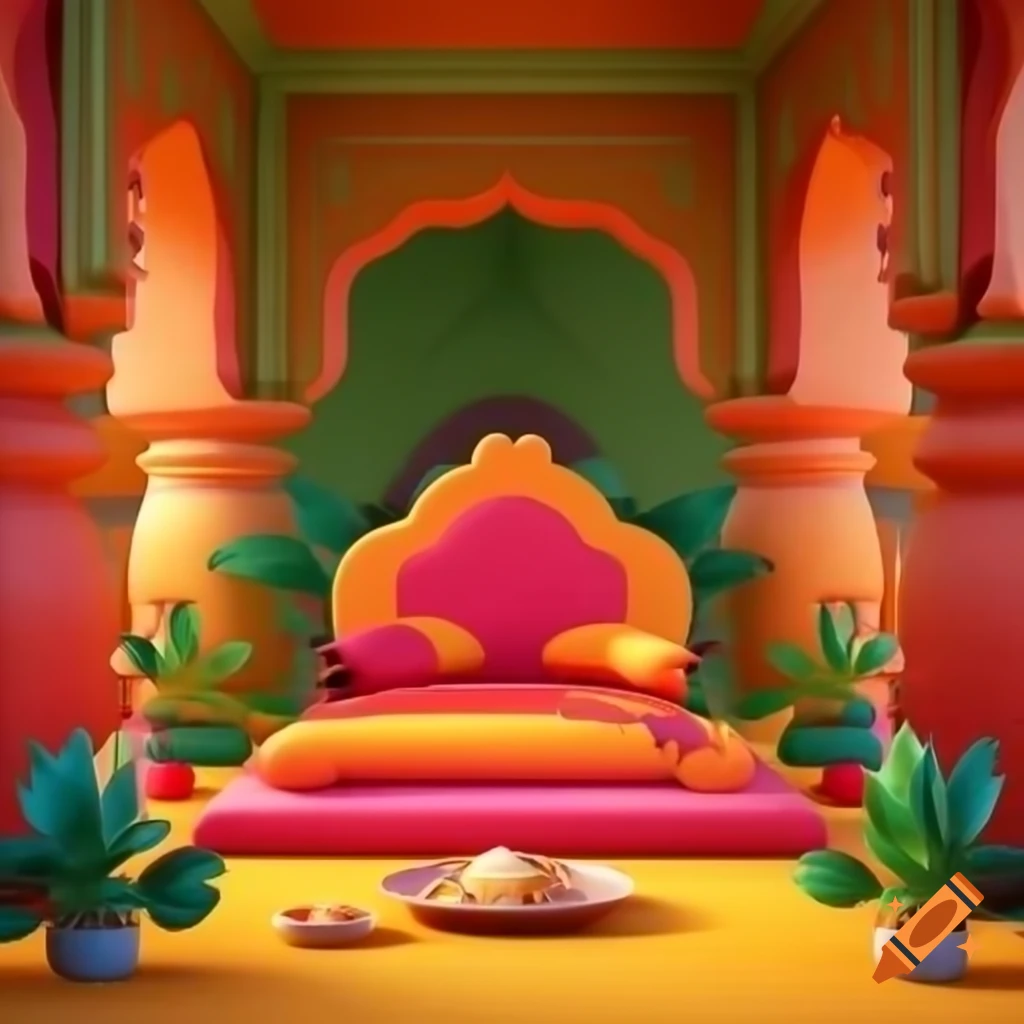 colorful-interior-design-inspired-by-maharajah-style-with-throne