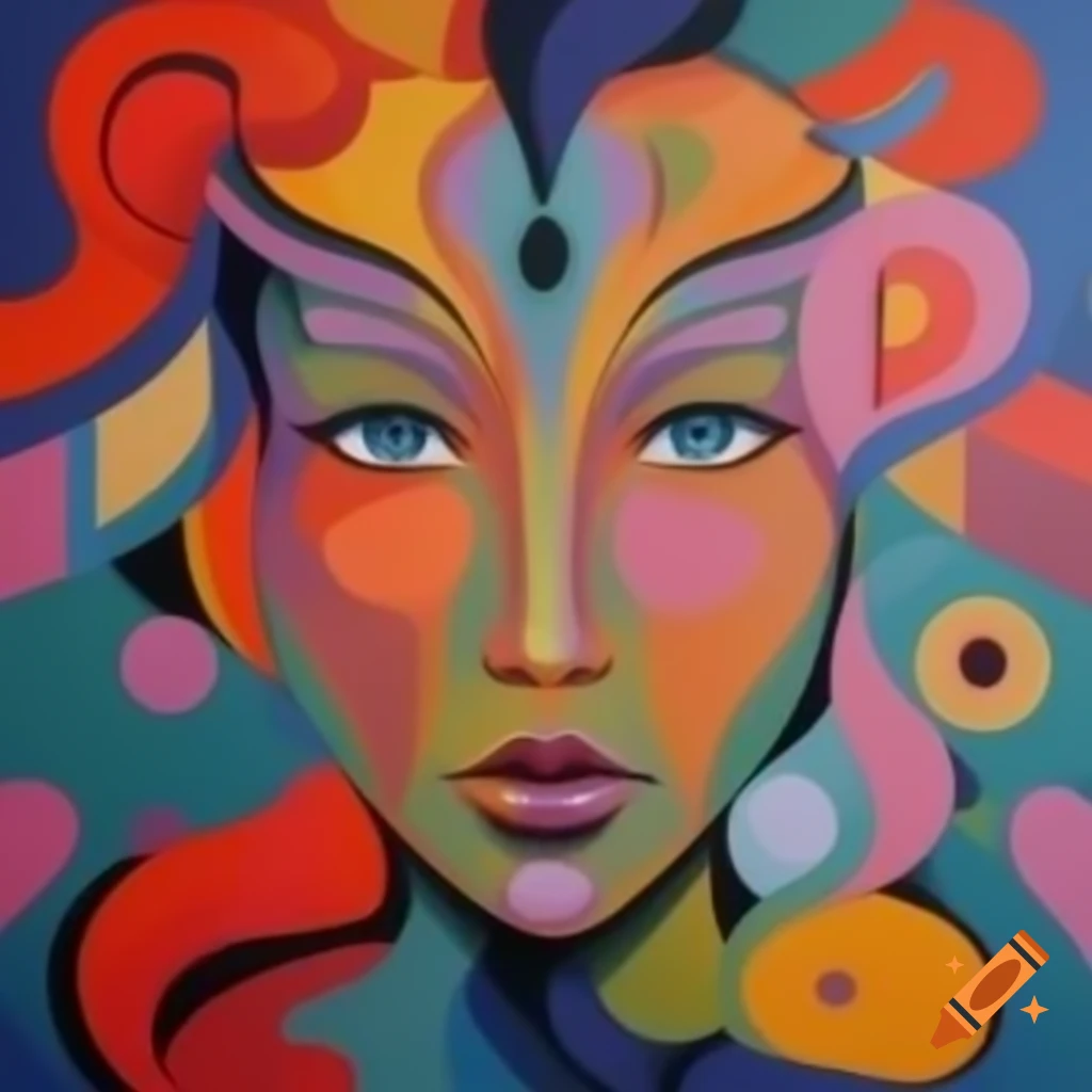 Abstract art piece representing the beauty of life