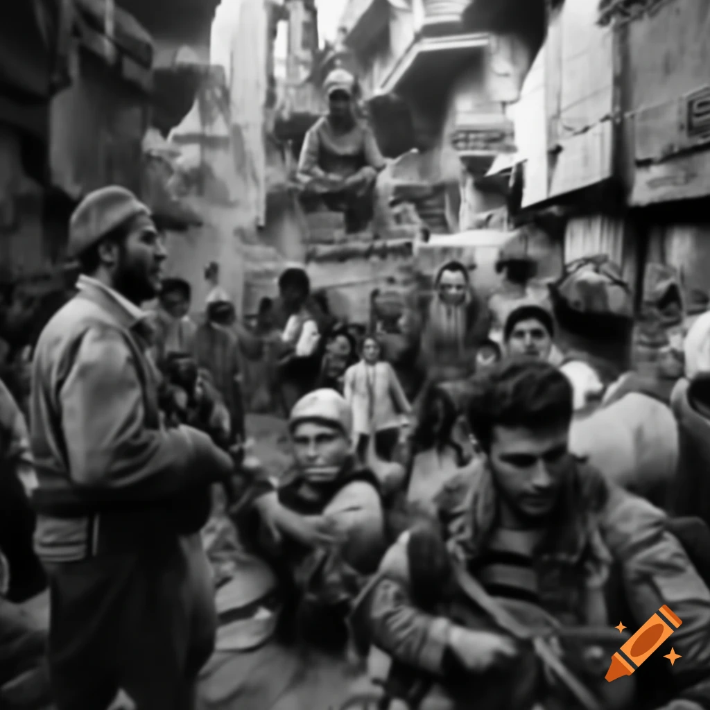 Conflict scene between Lebanon and Syria